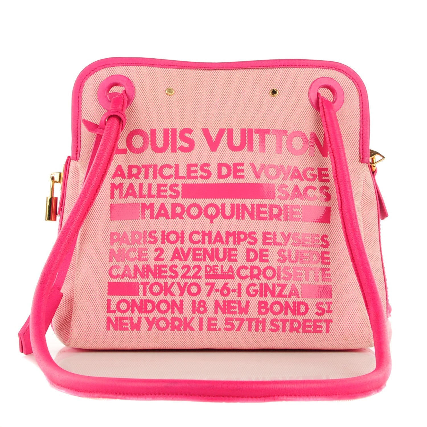 Louis Vuitton Cotton Canvas Rider Travel Shopper Fuchsia 1 of 7