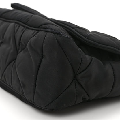 Prada Re-Nylon Quilted Padded Flap Shoulder Bag Black 8 of 8