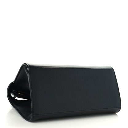 Salvatore Ferragamo Calfskin Mini Hug Bag Black 4 of 9