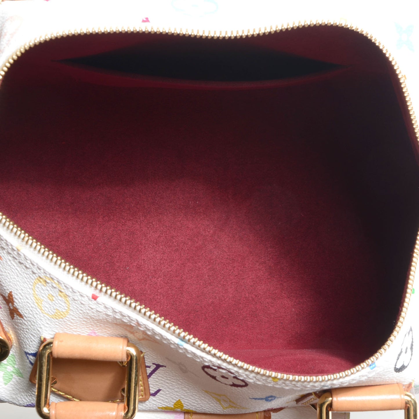Monogram Multicolor Speedy 30 White