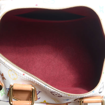Louis Vuitton Monogram Multicolor Speedy 30 White 5 of 7