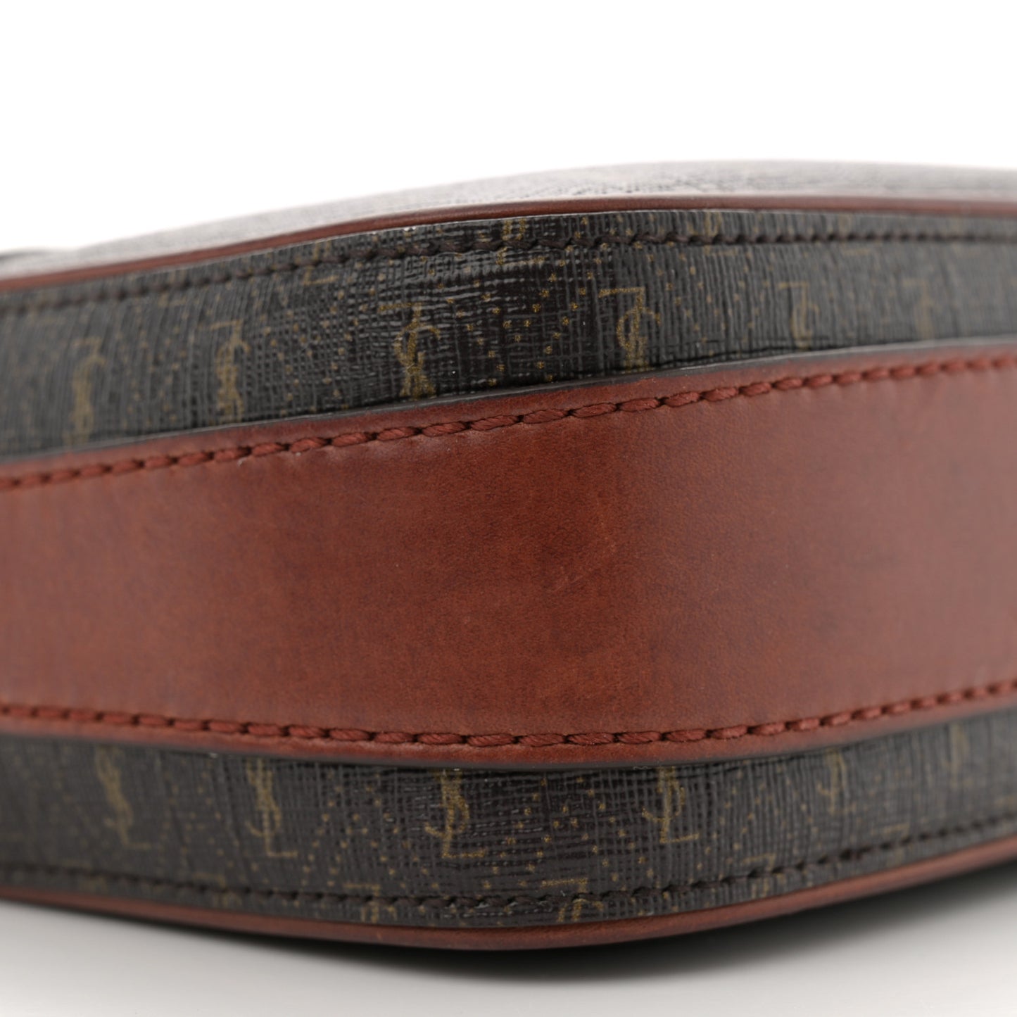 Canvas Smooth Calfskin Le Monogramme Camera Bag Chestnut