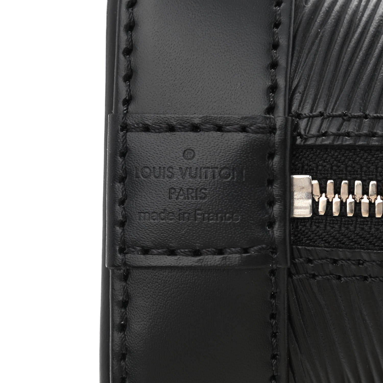 Louis Vuitton Epi Alma BB Black 6 of 9
