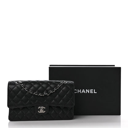 Chanel Caviar Quilted Medium Double Flap Black 11 of 11
