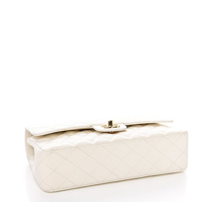 Chanel Caviar Quilted Medium Double Flap White 3 of 11