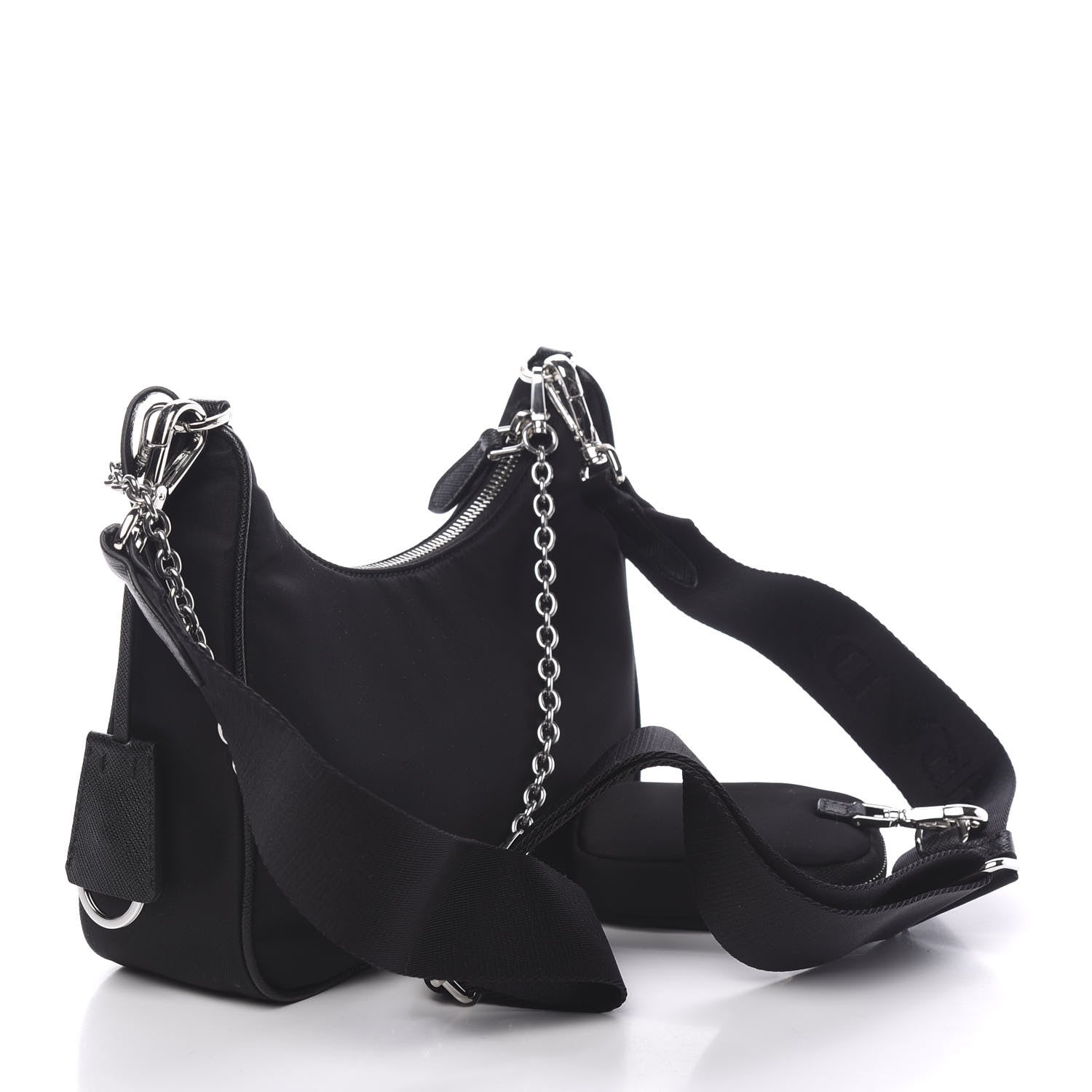 Prada Nylon Re-Edition 2005 Shoulder Bag Black 2 of 9