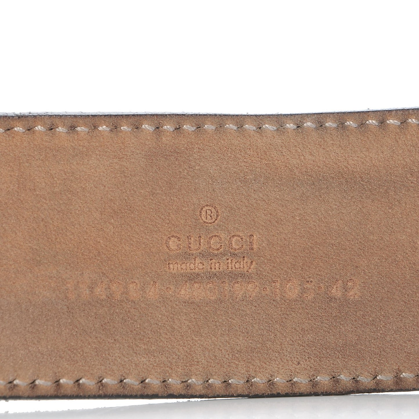 Calfskin Web Interlocking G Belt 105 42 Black