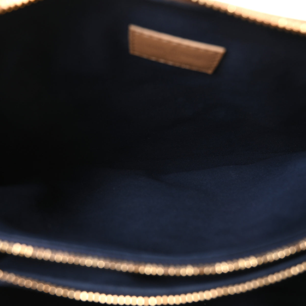 Lambskin Embossed Monogram Coussin PM Camel