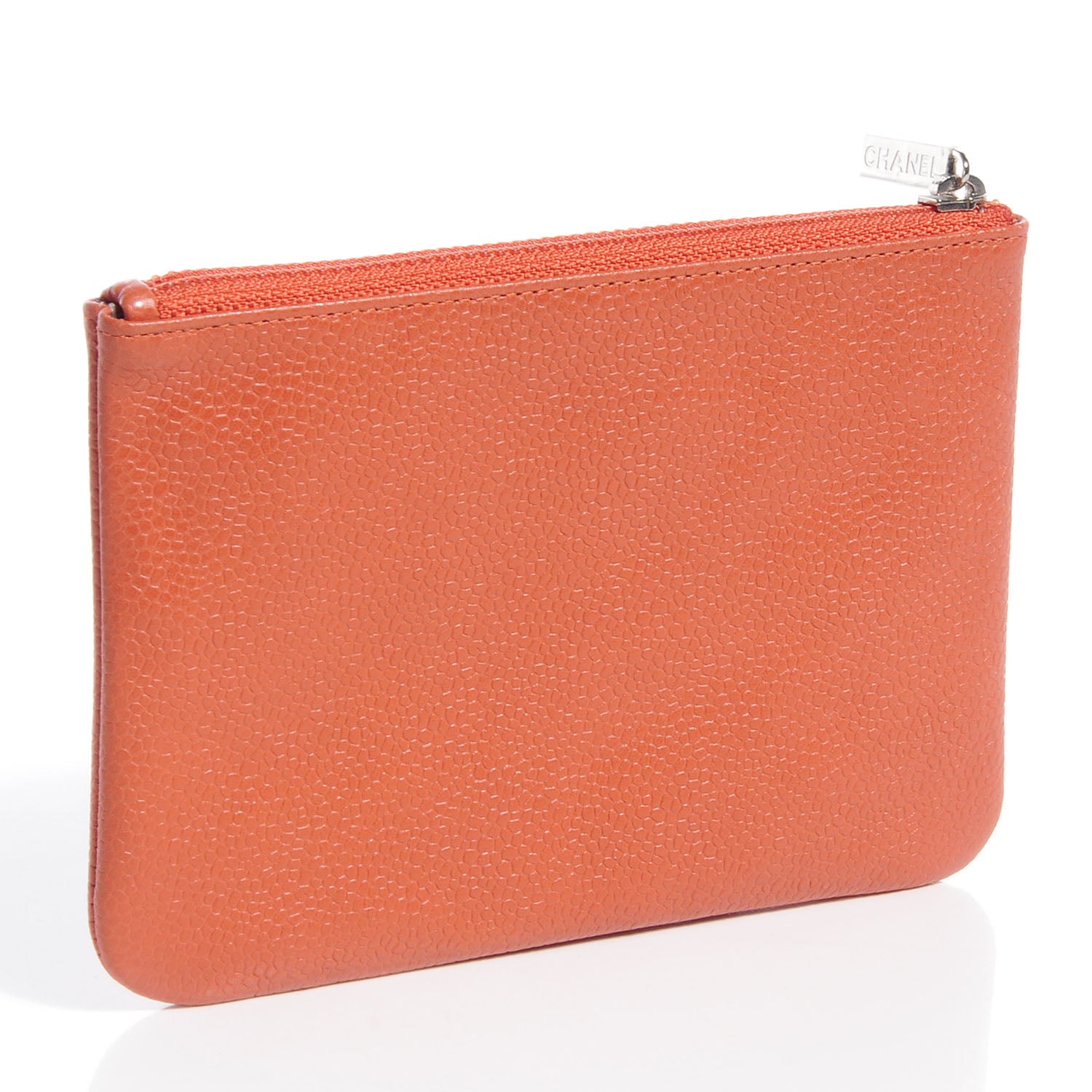 Chanel Caviar Key Holder Case Orange 3 of 8