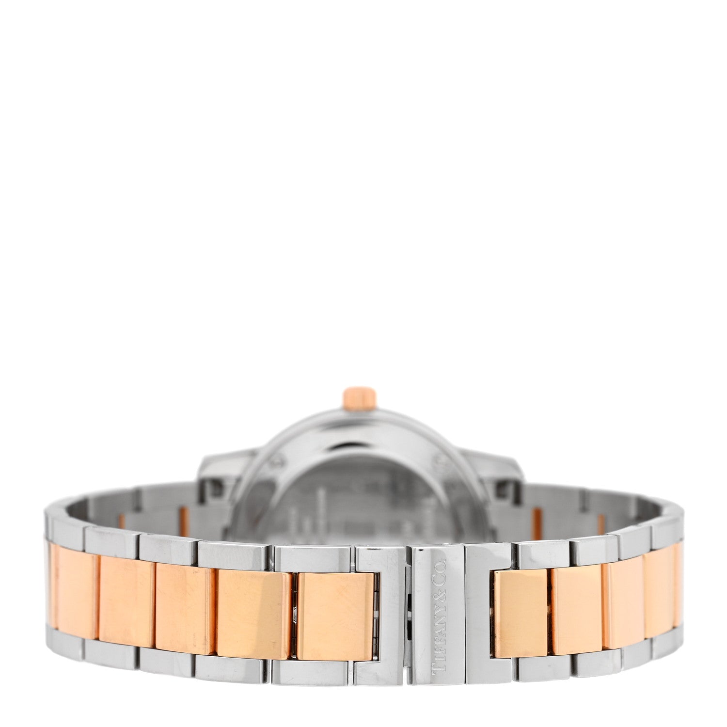Tiffany Stainless Steel 18K Rose Gold 29mm Atlas 2-Hand Quartz Watch 3 of 4