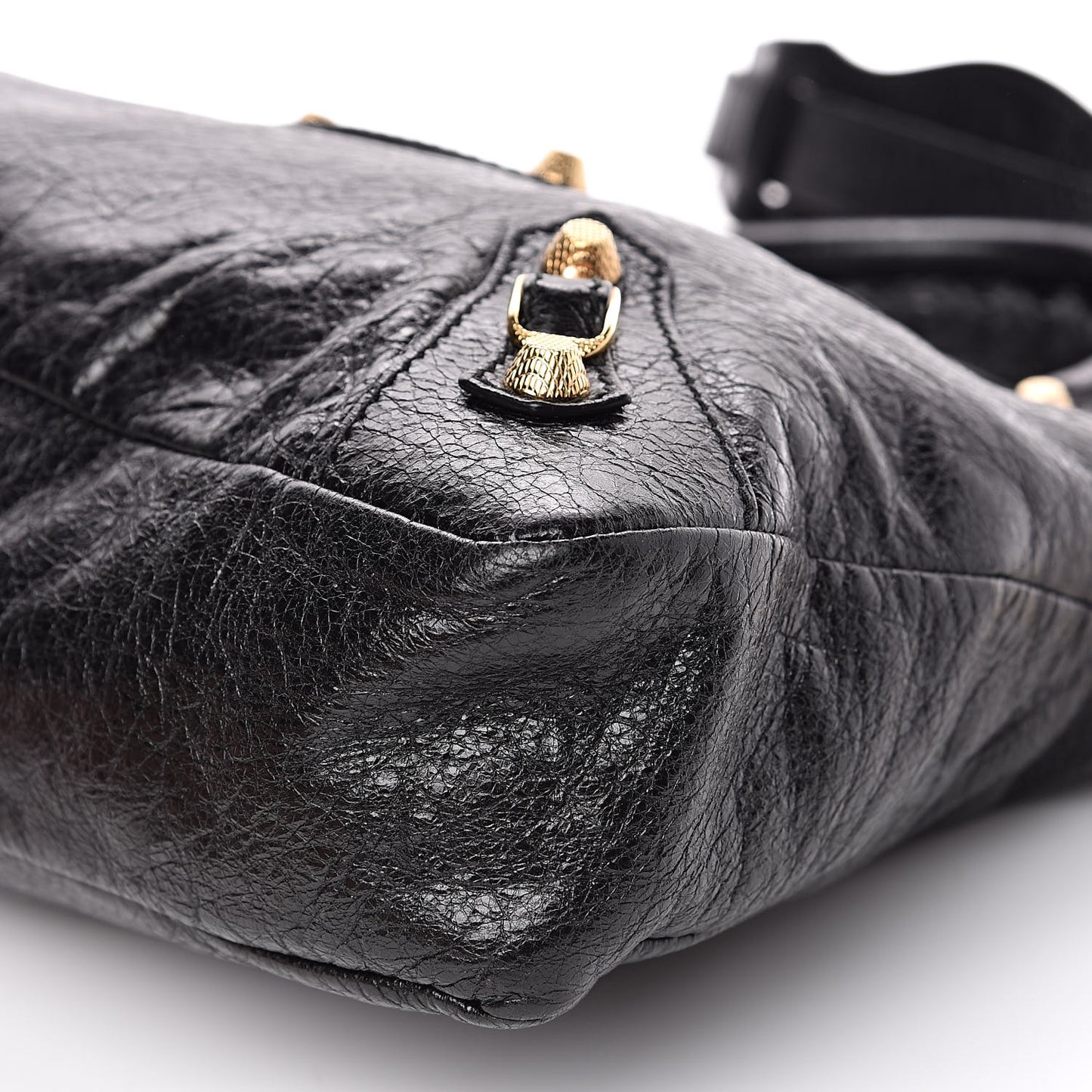 Agneau Giant 12 Gold Hardware Town Black