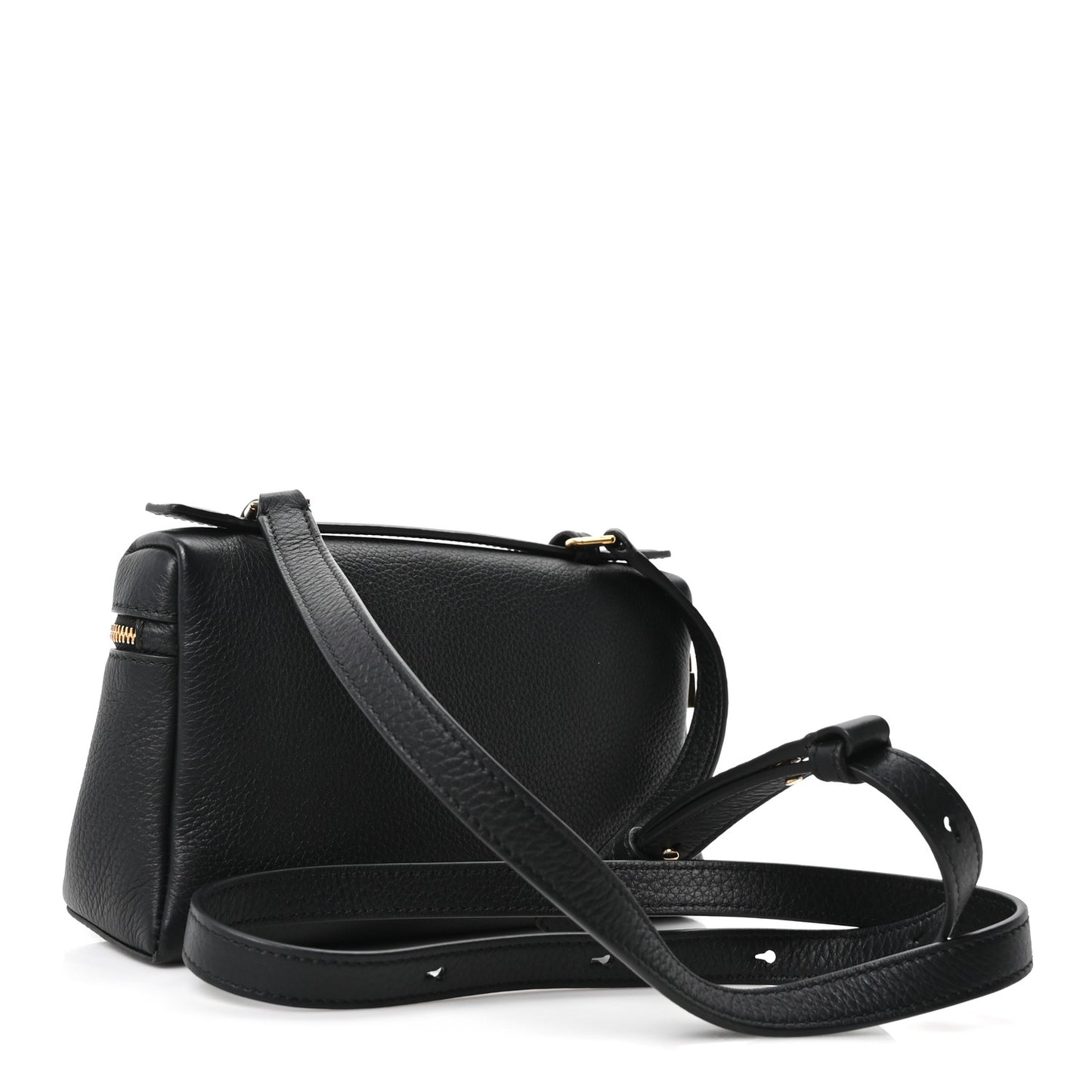 Grained Calfskin L19 Extra Pocket Pouch Black