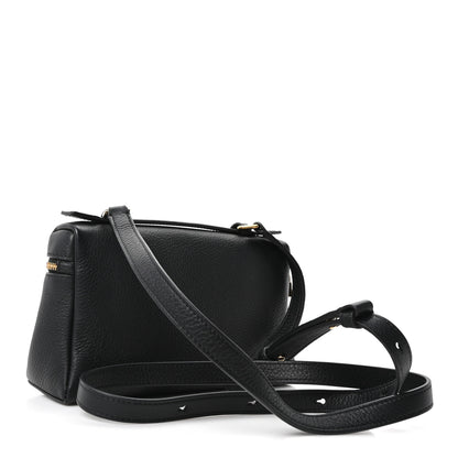 Loro Piana Grained Calfskin L19 Extra Pocket Pouch Black 3 of 9
