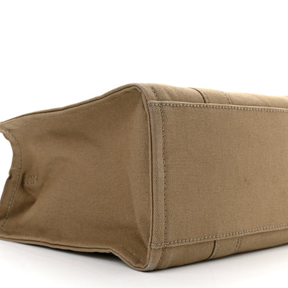 Marc Jacobs Cotton Canvas Medium The Traveler Tote Bag Slate Green 9 of 10
