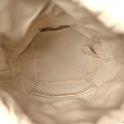 Chanel Lambskin Bucket Chain Drawstring Bag Beige 5 of 10