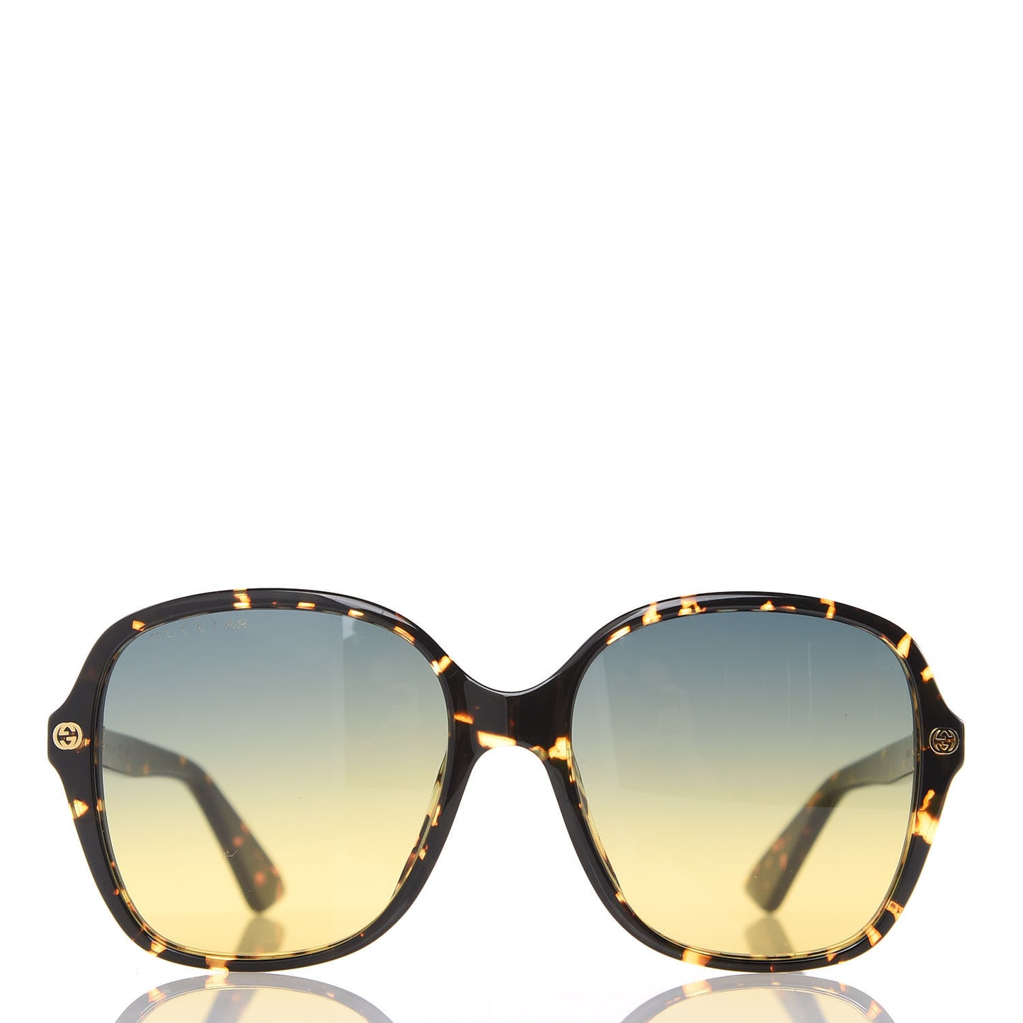 Acetate Rounded Square GG0092S Sunglasses Havana