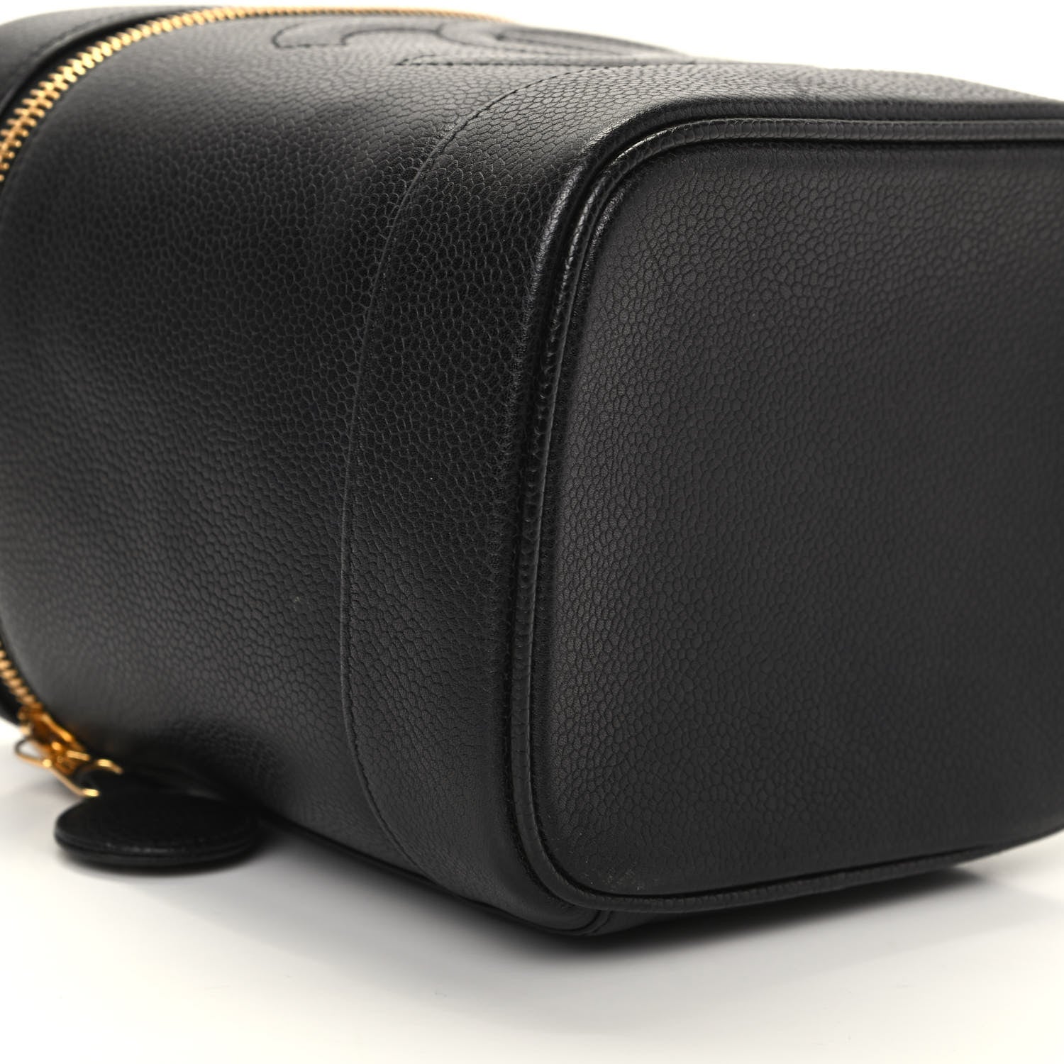 Chanel Caviar Cosmetic Vanity Bag Black 6 of 10