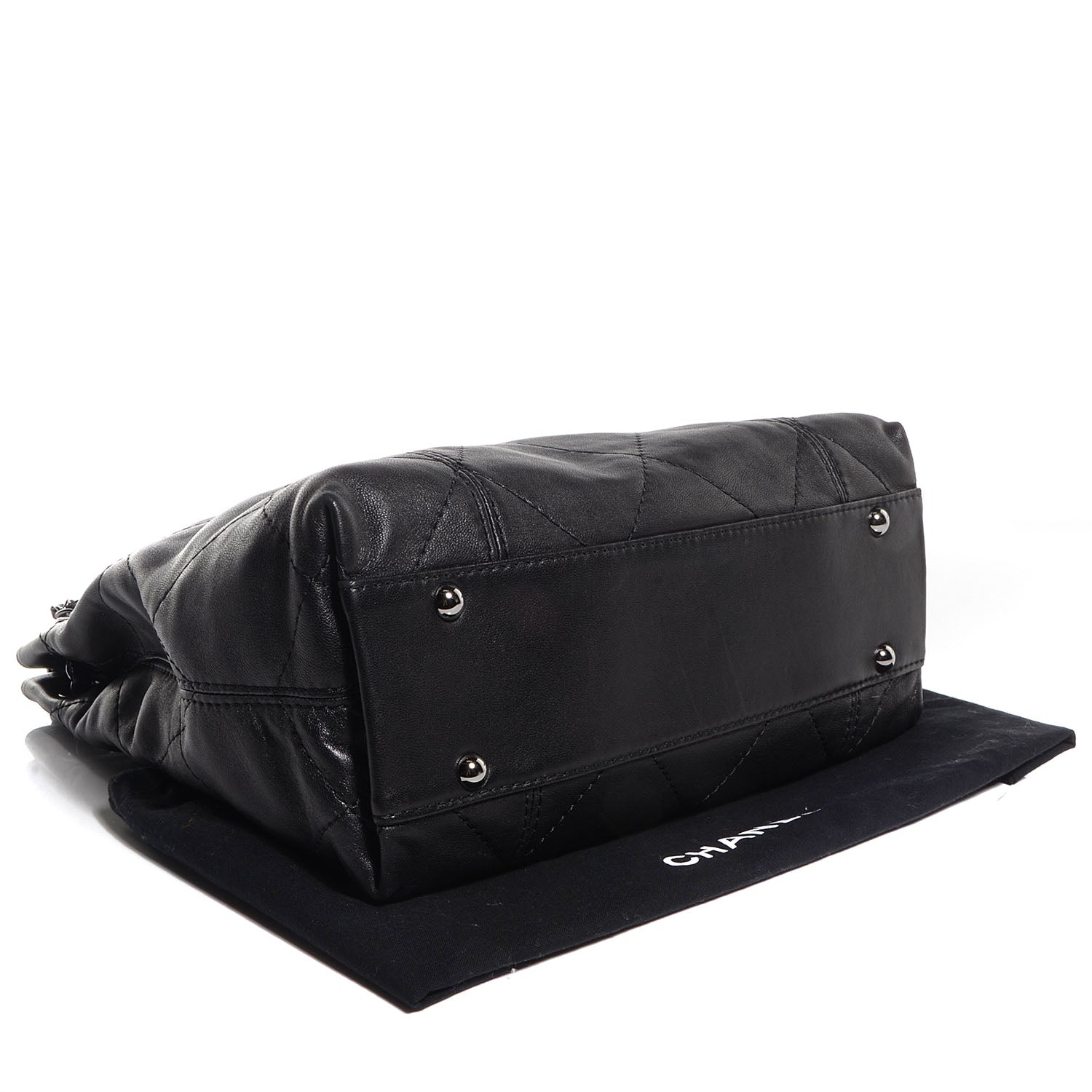 Chanel Lambskin Soft Touch Shoulder Bag Black 4 of 7
