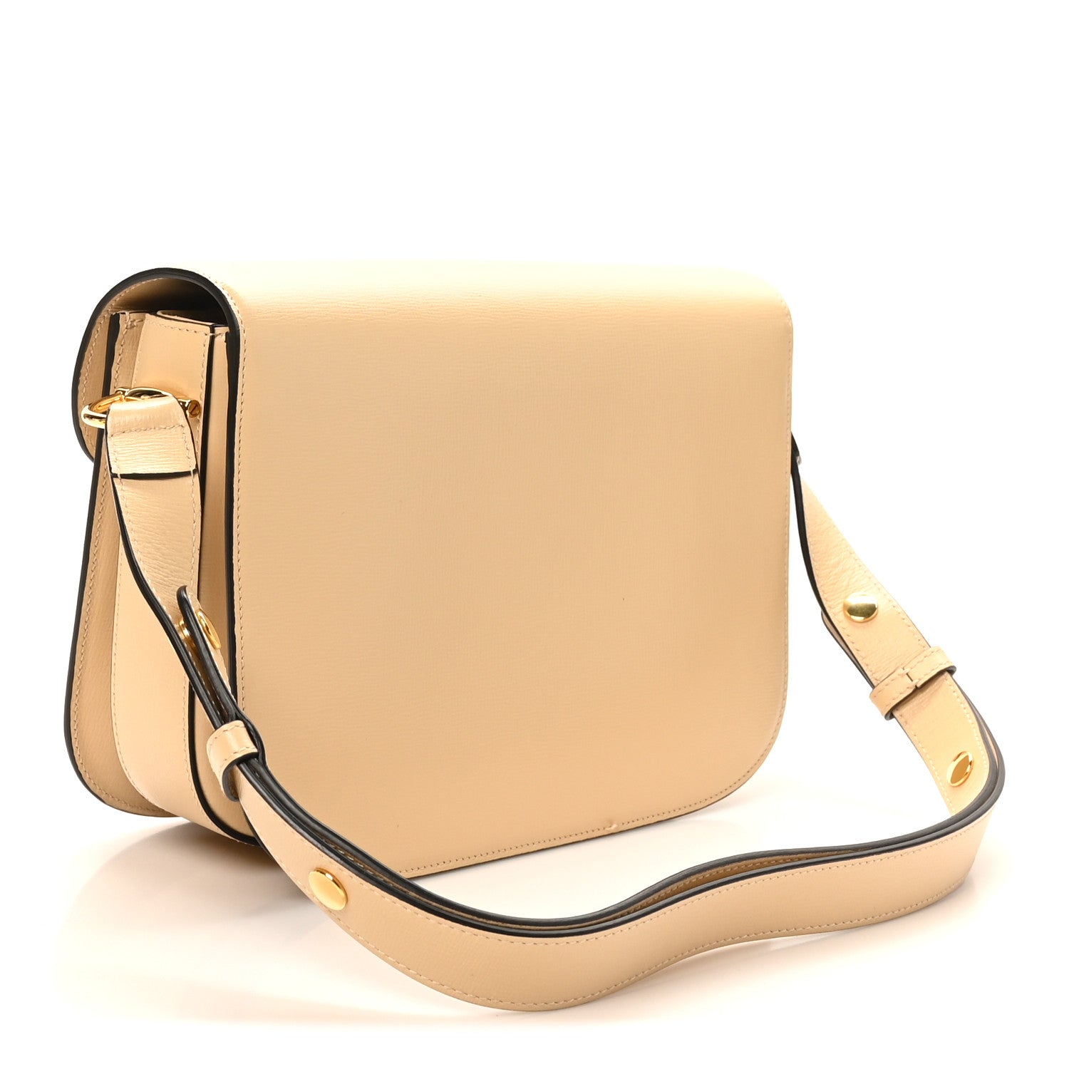 Gucci Azalea Calfskin Horsebit 1955 Shoulder Bag Bubble Tea 3 of 11