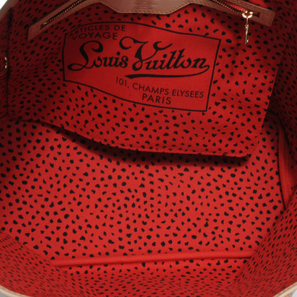Louis Vuitton Monogram Kusama Waves Neverfull MM Red 5 of 7
