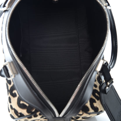 Louis Vuitton Jacquard Velvet Leopard Print Stephen Sprouse Speedy 7 of 14