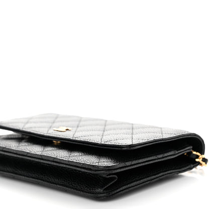 Chanel Caviar Quilted Wallet on Chain WOC Black 11 of 11