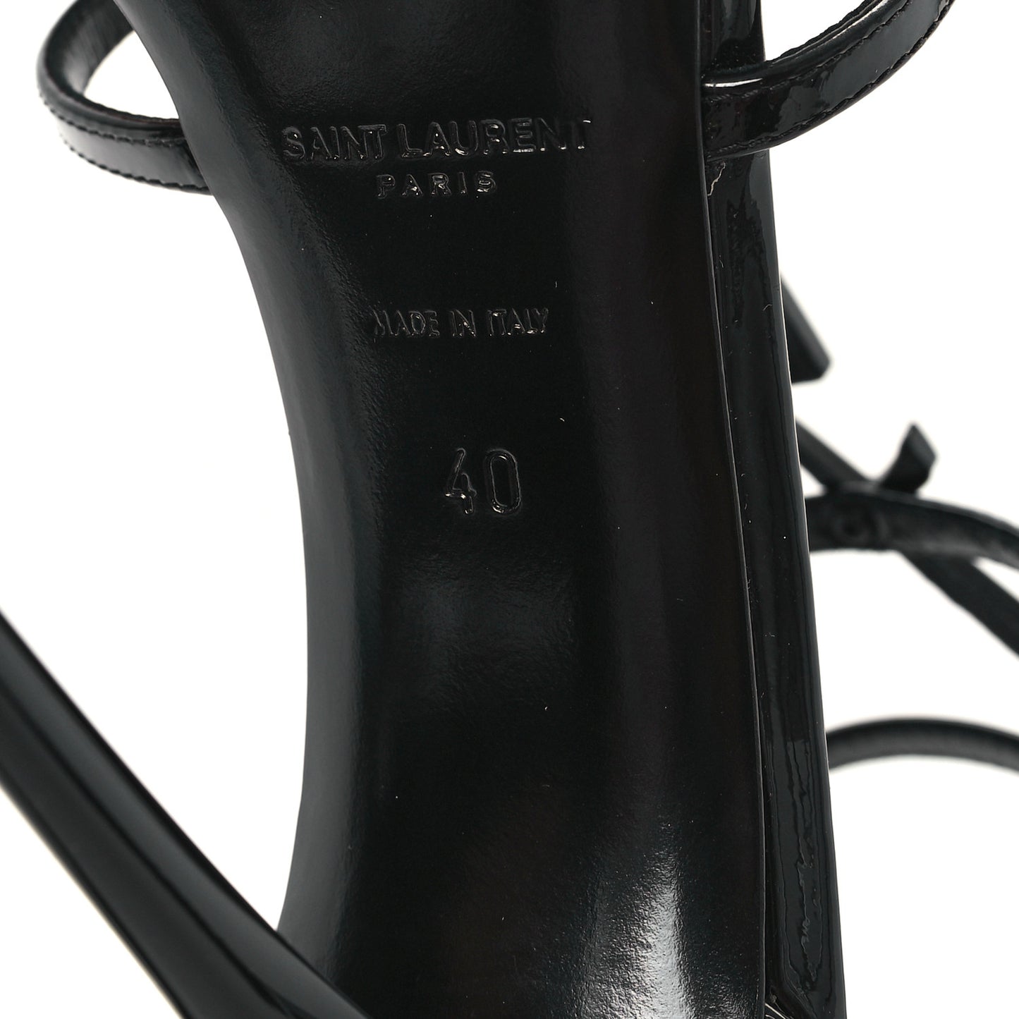 Patent Cassandra 100 Sandals 40 Black