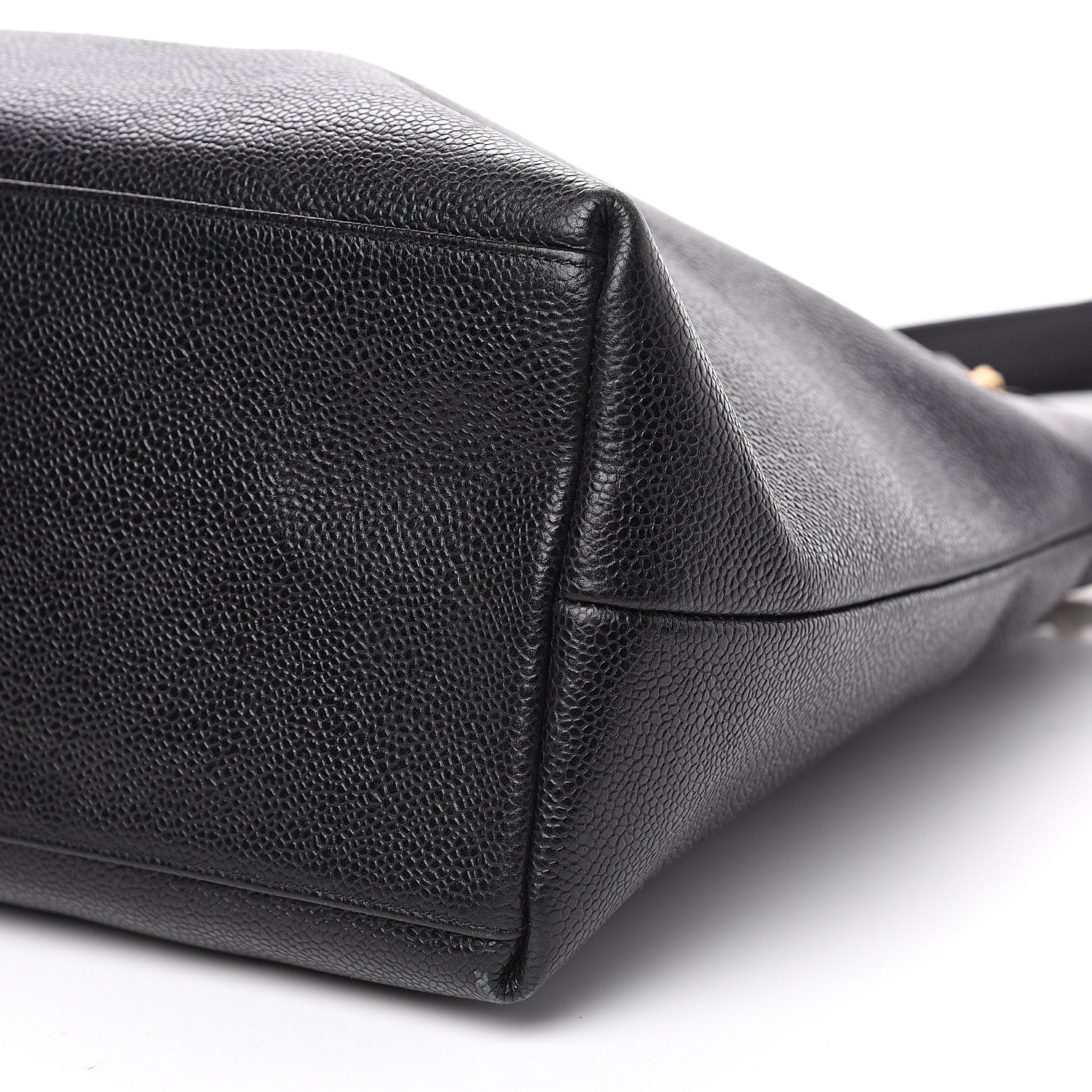 Chanel Caviar Large CC Shoulder Bag Black 8 of 10