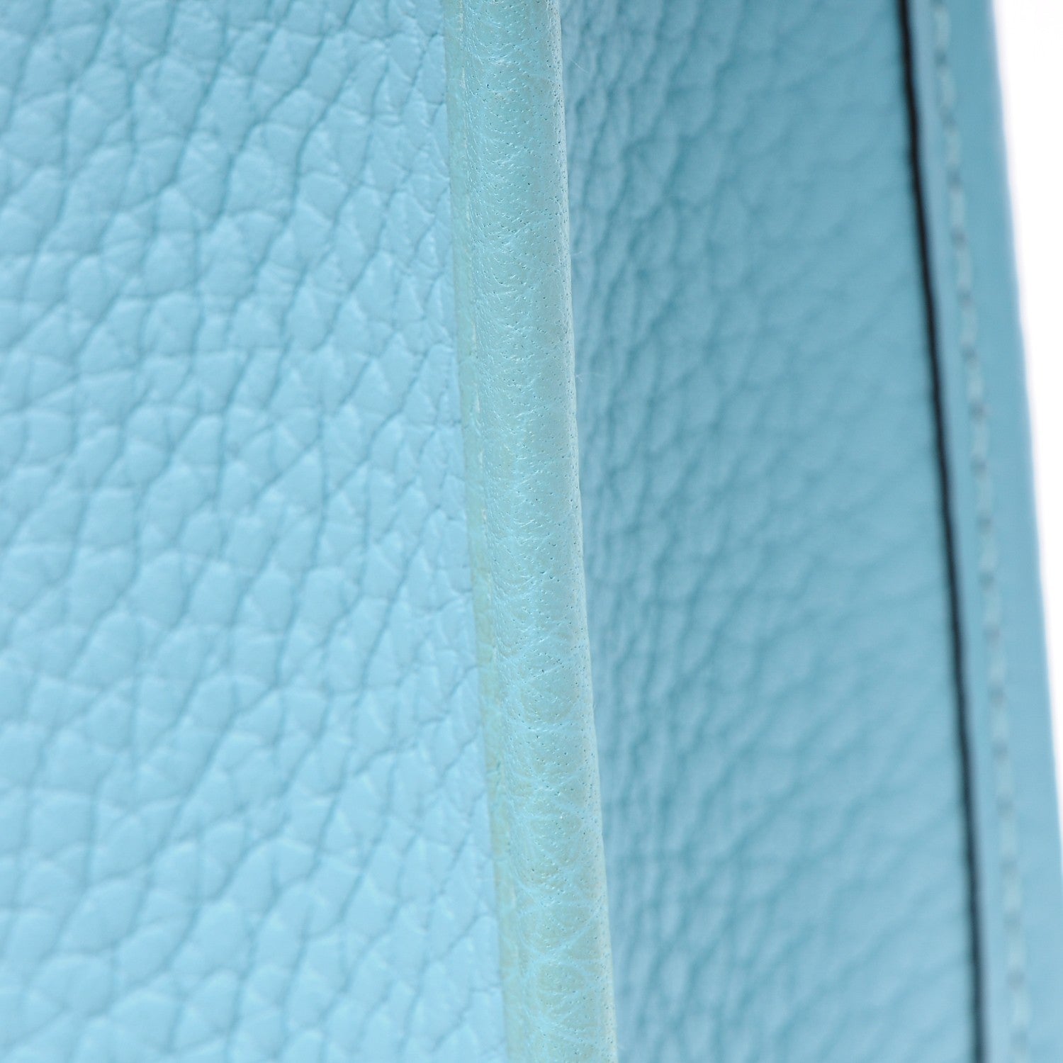 Hermes Taurillon Clemence Evelyne TPM Bleu Atoll 8 of 13