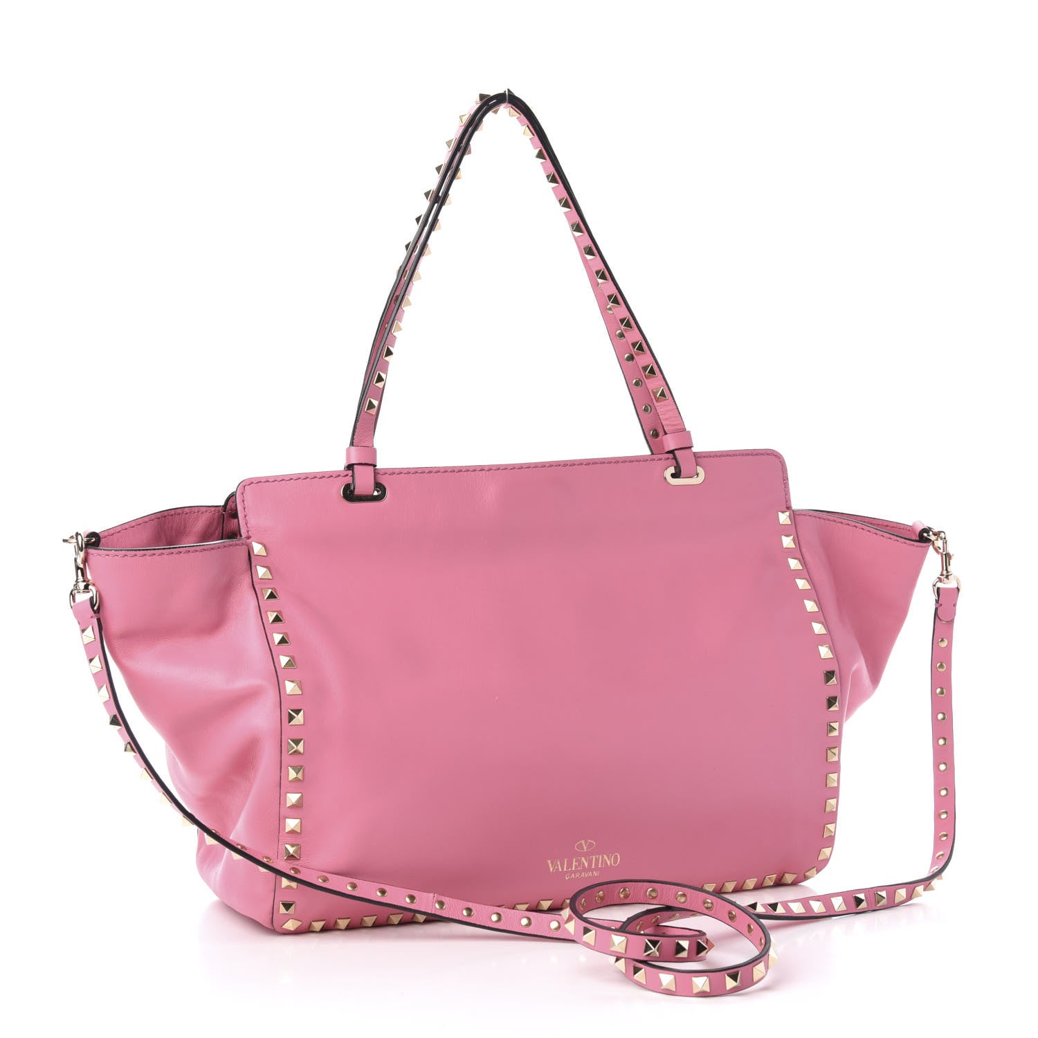 Valentino Garavani Vitello Medium Rockstud Tote Ninphea 3 of 14