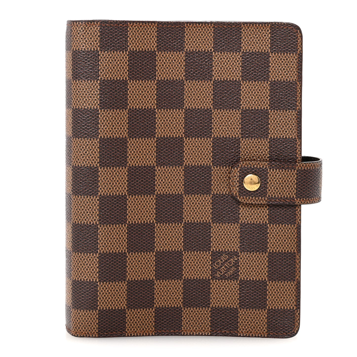 Damier Ebene Medium Ring Agenda Cover