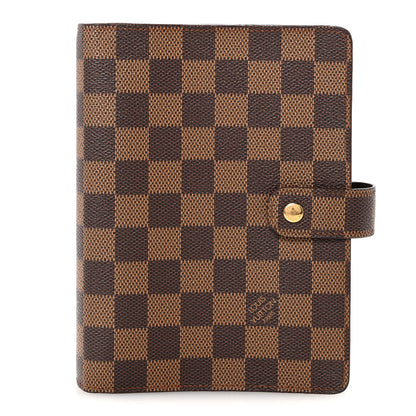 Louis Vuitton Damier Ebene Medium Ring Agenda Cover 1 of 6