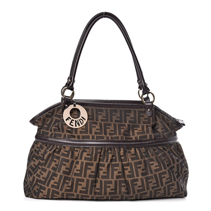 Fendi Zucca Large Chef Shopper Tote Tobacco 1 of 18