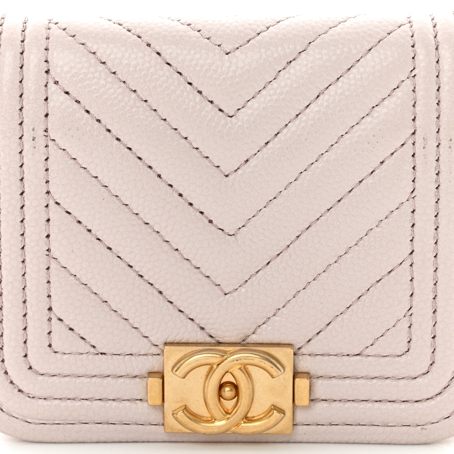 Chanel Caviar Chevron Quilted Boy Flap Waist Belt Bag Light Purple 9 of 12