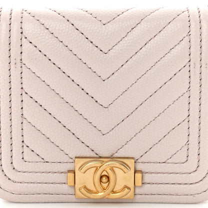 Chanel Caviar Chevron Quilted Boy Flap Waist Belt Bag Light Purple 9 of 12