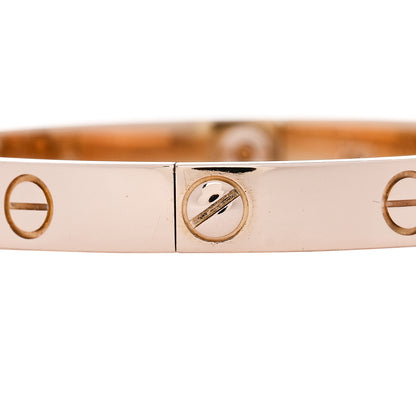 Cartier 18k Pink Gold Love Bracelet 16 5 of 8