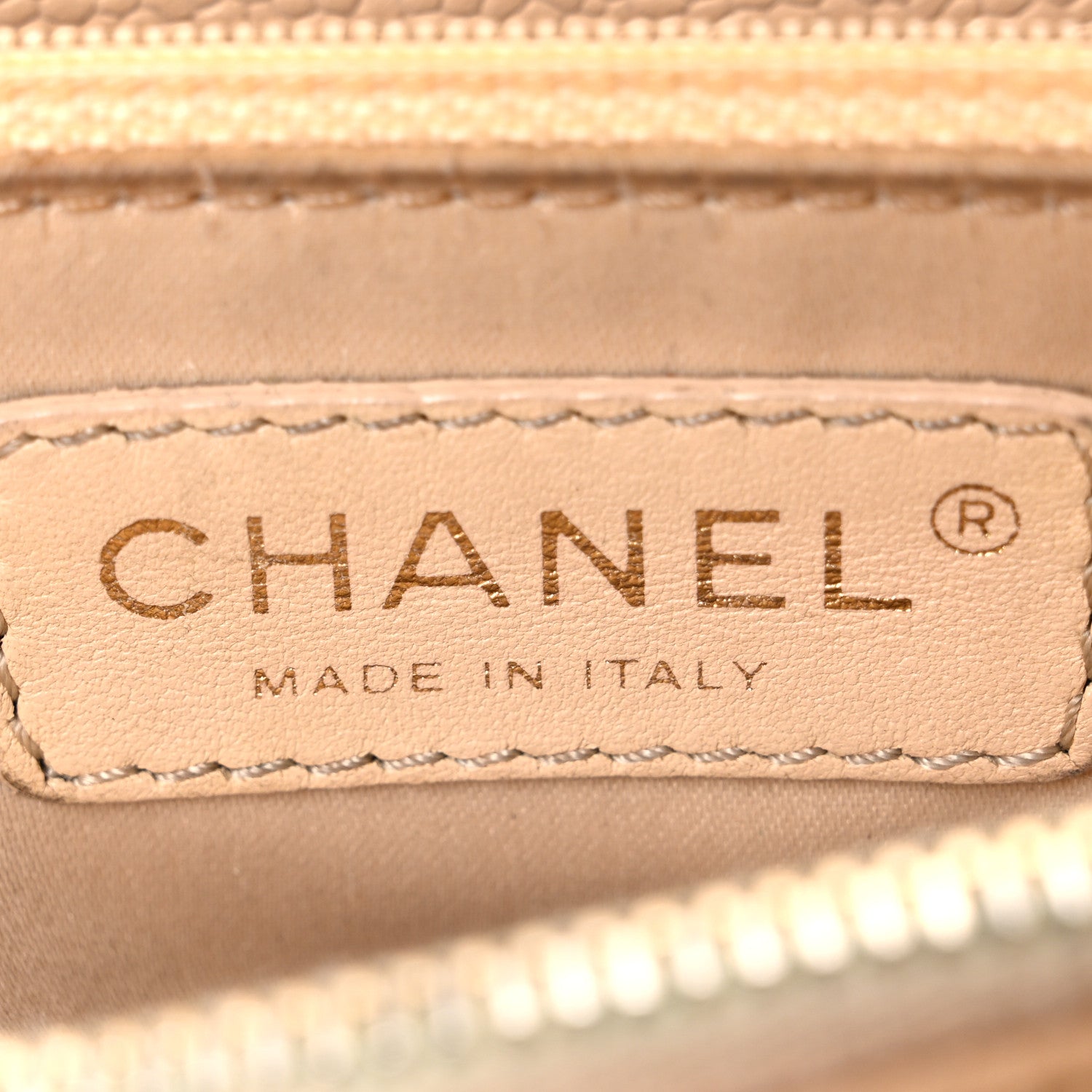 Chanel Caviar Quilted Grand Shopping Tote GST Beige 6 of 10