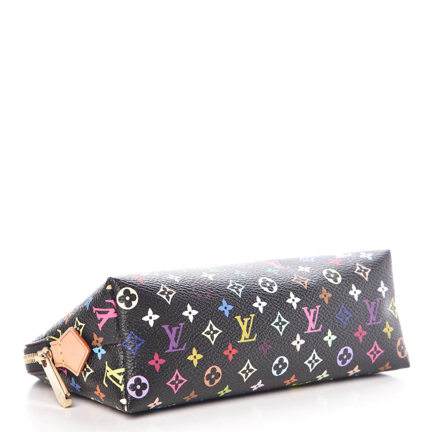 Louis Vuitton Monogram Multicolor Cosmetic Pouch Black Grenade 4 of 9