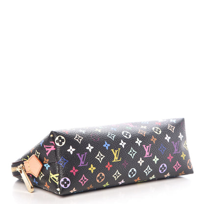Louis Vuitton Monogram Multicolor Cosmetic Pouch Black Grenade 4 of 9
