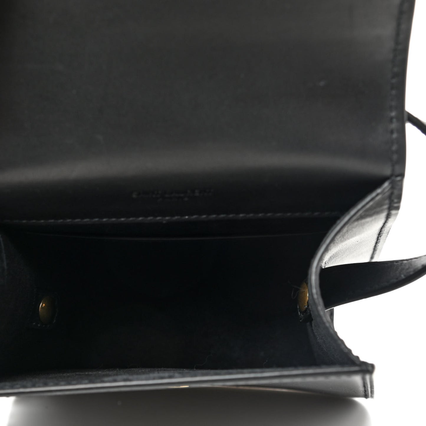 Smooth Calfskin North South Kaia Satchel Black