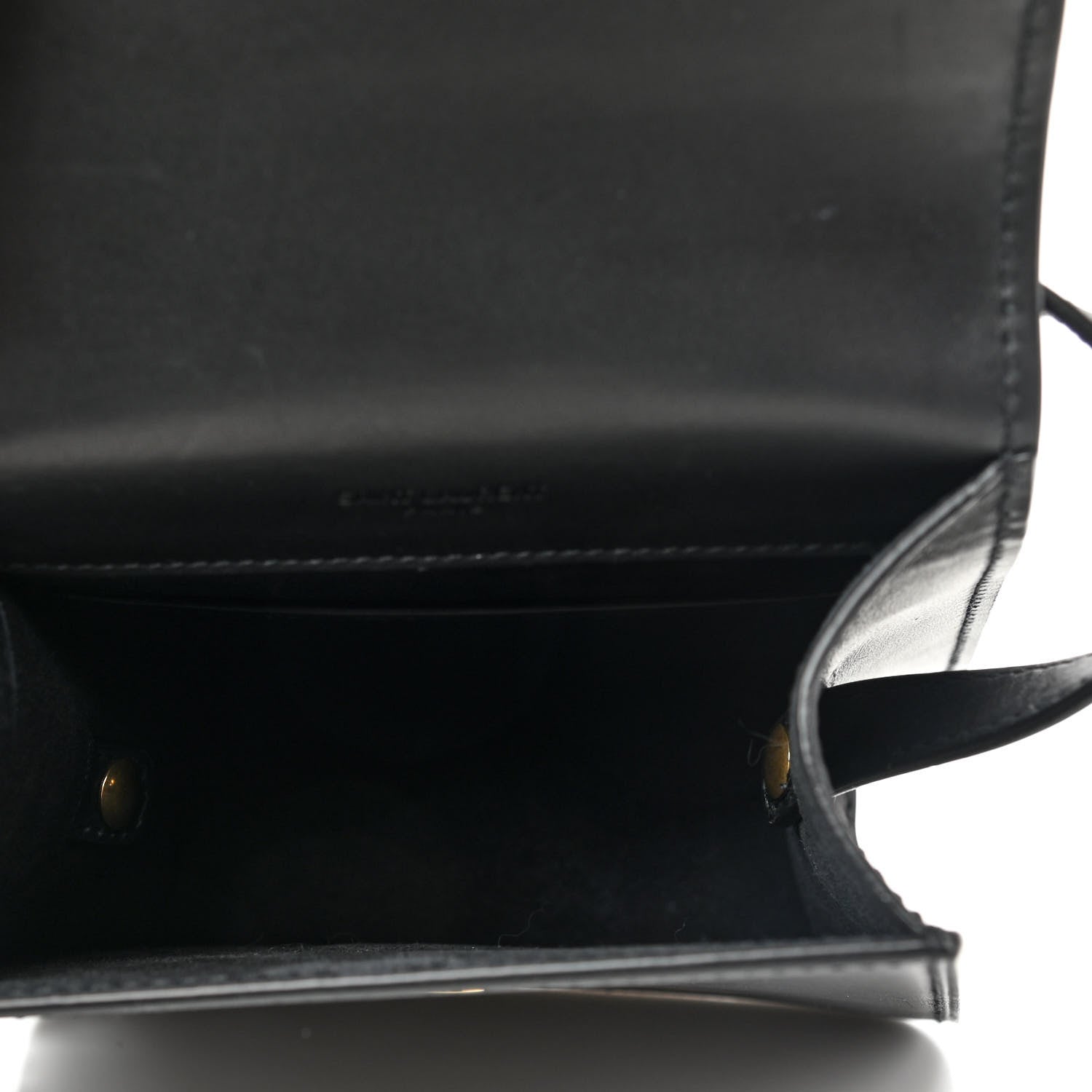 Saint Laurent Smooth Calfskin North South Kaia Satchel Black 5 of 13