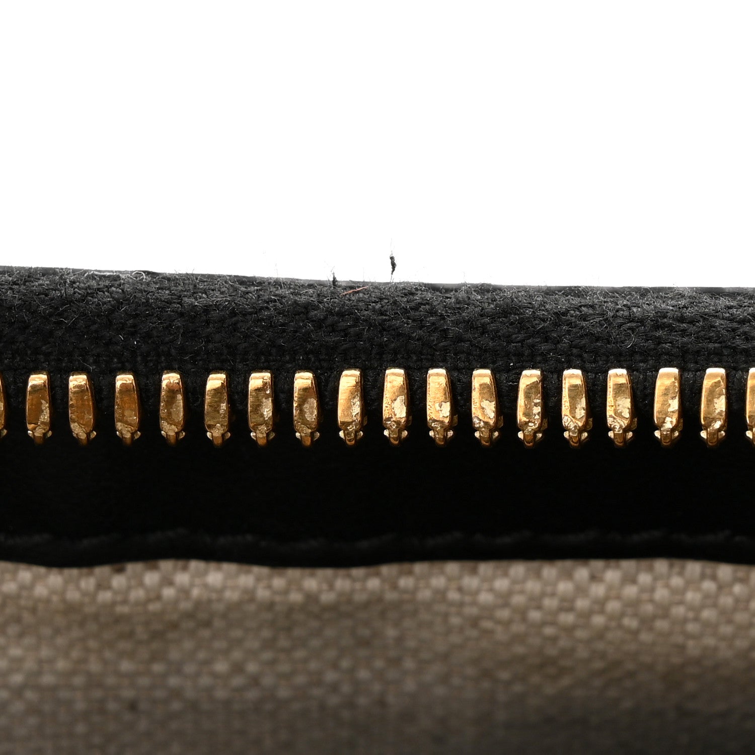 Gucci Calfskin GG Matelasse Chain Handbag Black Natural 11 of 12