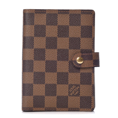 Louis Vuitton Damier Ebene Small Ring Agenda Cover 1 of 6
