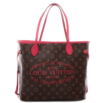 Louis Vuitton Monogram Articles de Voyage Ikat Neverfull MM Rose Indien 1 of 7