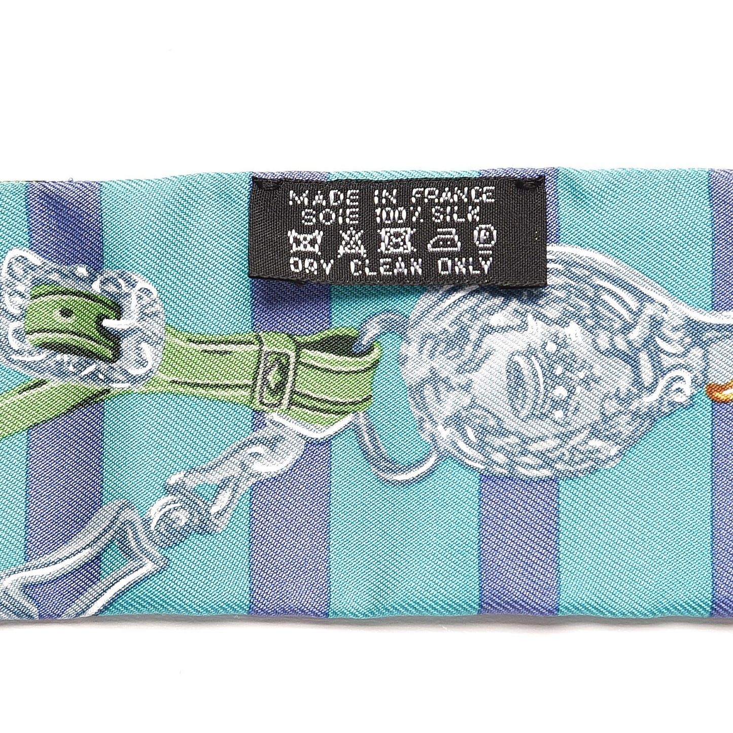 Silk Brides de Gala Bayaderes Twilly Turquoise Indigo Vert