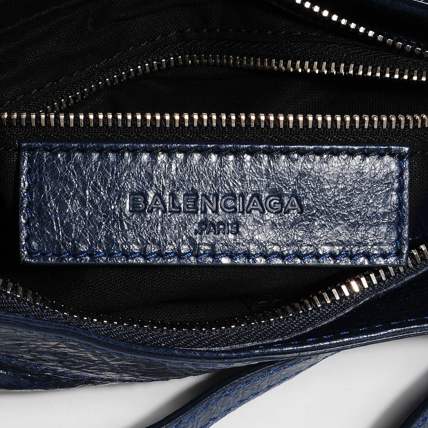 Agneau Giant 12 Silver Hardware Hip Bleu Obscur