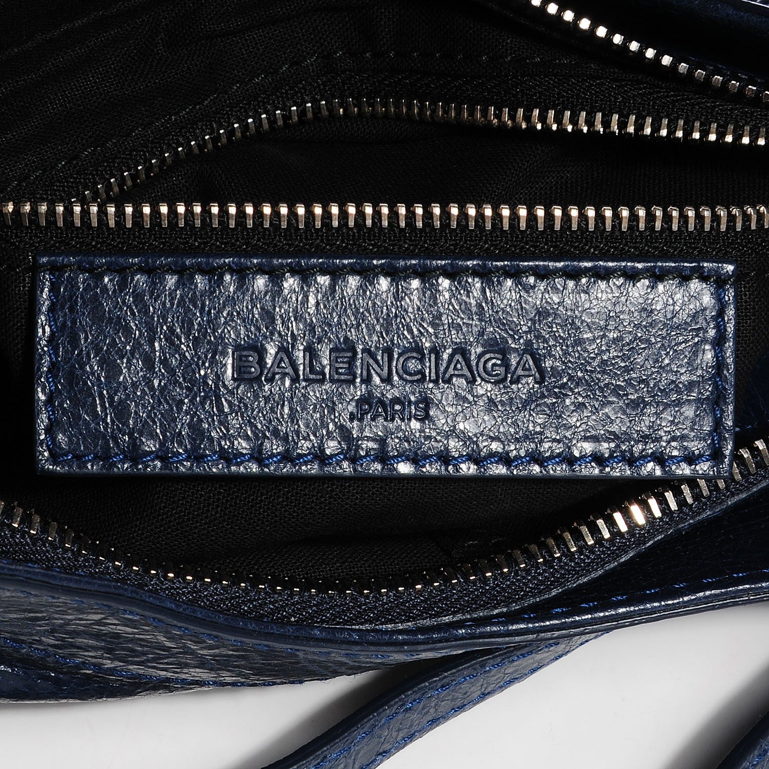 Balenciaga Agneau Giant 12 Silver Hardware Hip Bleu Obscur 8 of 10