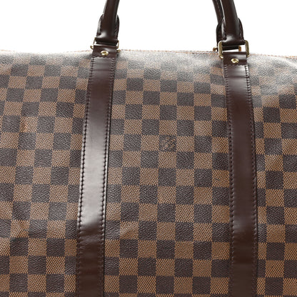 Louis Vuitton Damier Ebene Keepall Bandouliere 55 7 of 11