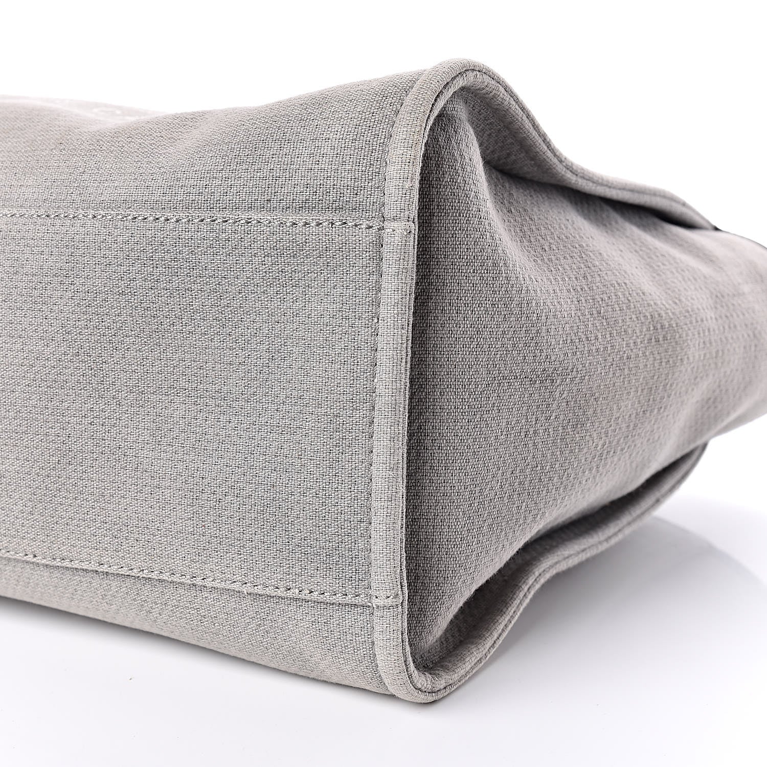 Chanel Canvas Large Deauville Tote Grey 15 of 16