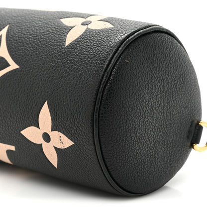 Louis Vuitton Empreinte Monogram Giant Papillon BB Black Beige 7 of 11